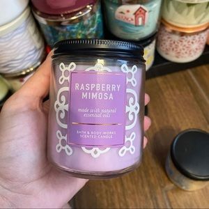 1 wick BBW raspberry mimosa